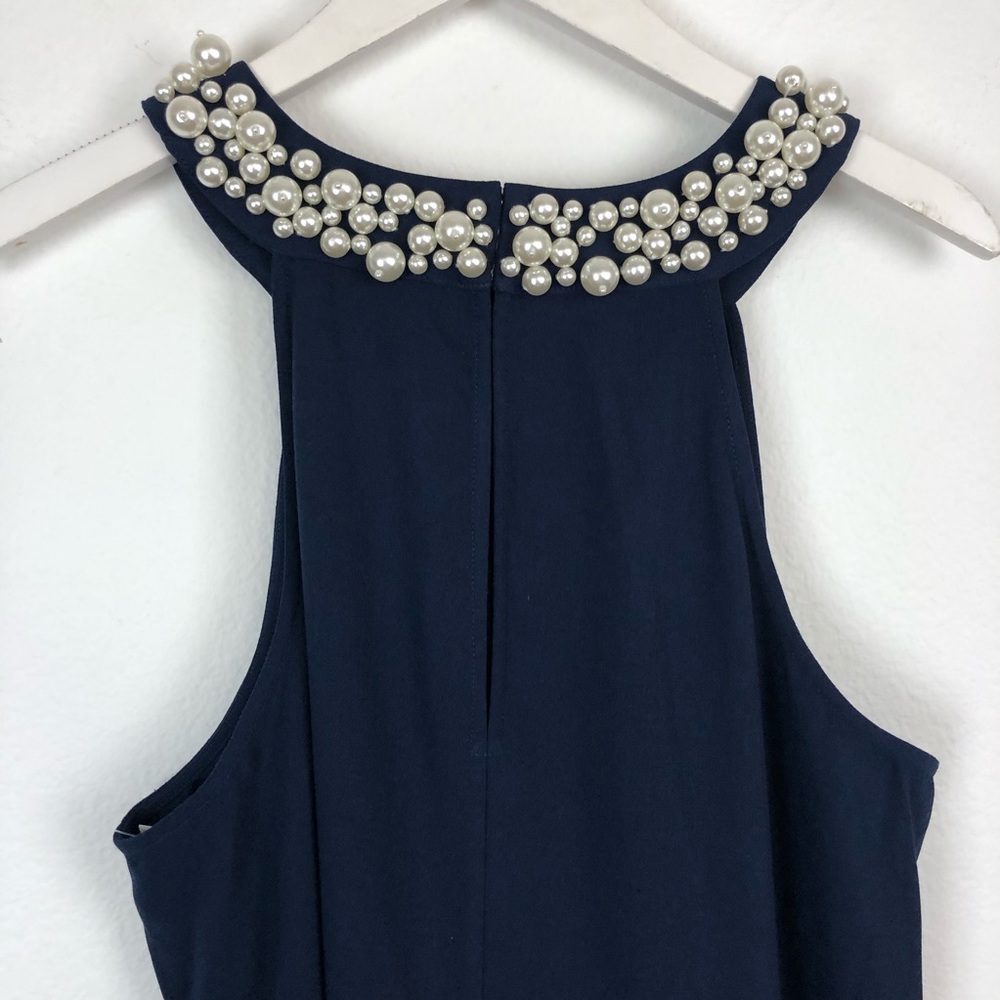 Lily Pulitzer navy Shawn pearl neck maxi dress XL - Picture 8 of 8